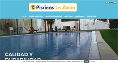 Desktop Screenshot of piscinaslazenia.com